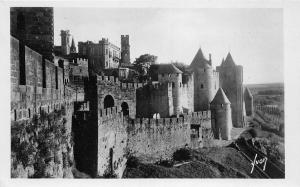 BR11778 Carcassonnela cite montee de la porte d Aude   france  real photo