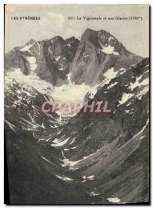 Old Postcard The Pyrenees The vignemale And Her Glacier