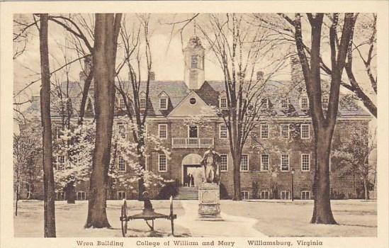 Wren Building College Of William And Mary Williamburg Virginia