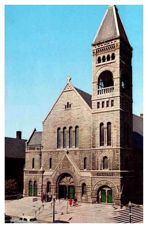 Postcard CHURCH SCENE Des Moines Iowa IA AP8169