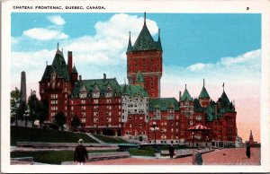 Canada Chateau Frontenac Quebec Vintage Postcard 09.95