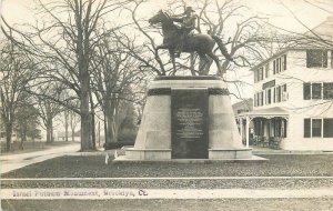 Connecticut Brooklyn Israel Putnam Monument RPPC Photo Postcard 22-6286