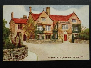 Derbyshire Bakewell ROWSLEY Peacock Hotel c1905 Postcard by Stewart & Woolf