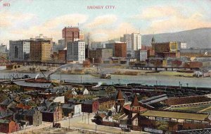 Smokey City Panorama Pittsburgh Pennsylvania 1910c postcard