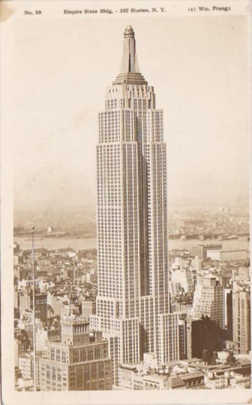 New York City Empire State Building 1948 Real Photo