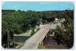 c1960's The Christmas City Elk River Indian Creek And Entering Noel MO Postcard