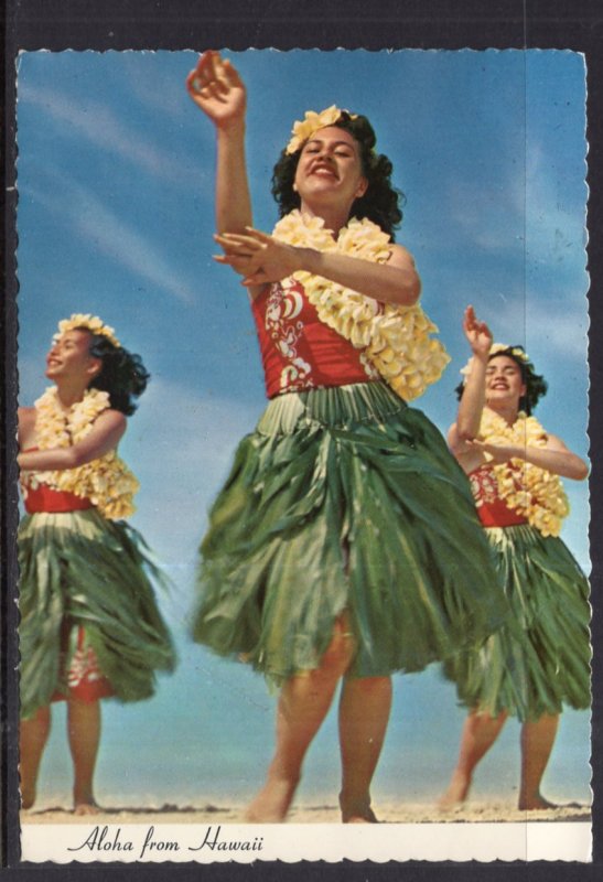 Greetings From Hawaii Hula Dancers BIN