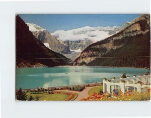 Postcard Lake Louise, Mount Lefroy and Victoria Glacier, Canada