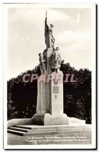 Old Postcard Auxerre War Memorial for the Homeland Sharing Lauriers Ceuvre Sc...