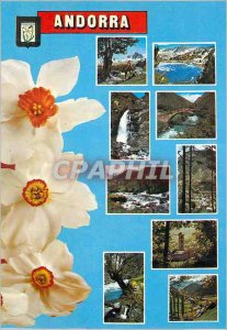 Postcard Modern Valls Andorra Various aspects of