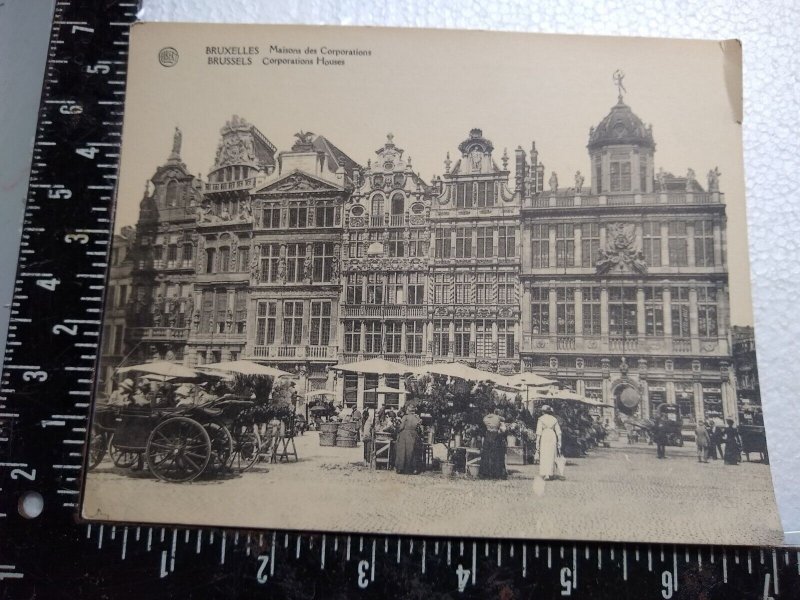 Postcard - Corporations Houses - Brussels, Belgium