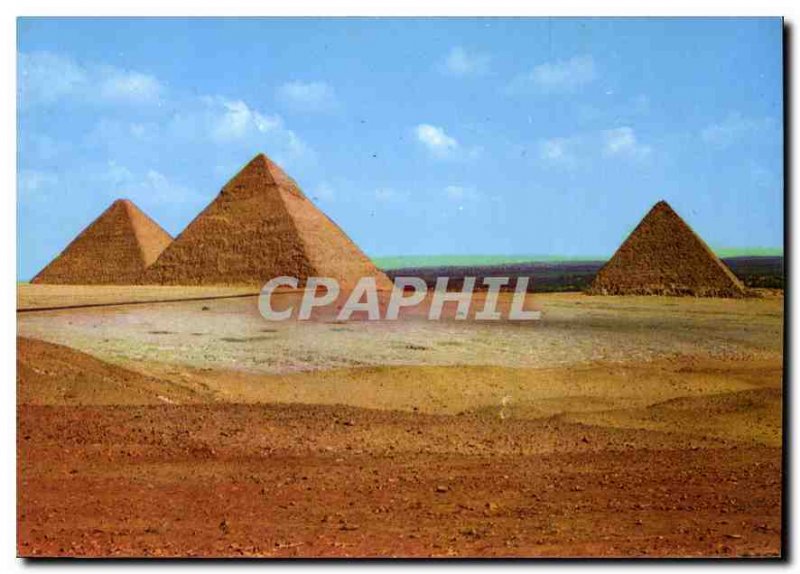 Modern Postcard Giza The Pyramids