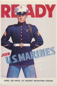 Join US Marine Corps, Washington, DC - From a 1942 Recruiting Poster