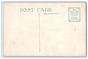 c1910 Holly Inn & Post Office Lake Harbor Building Christmas Cove Maine Postcard