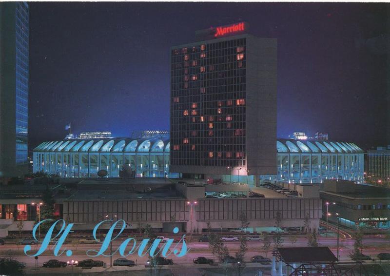 Busch Baseball Stadium - St Louis MO, Missouri - Night View