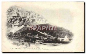 Old Postcard Lourdes Vue Generale Du Pic Du Jer Funicular