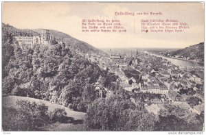 Heidelberg, von der Terroffe, Baden-Wurttemberg, Germany,  00-10s