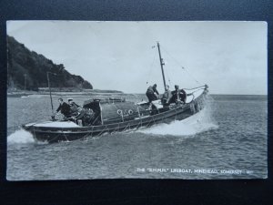 Somerset The B.H.M.H. MINEHEAD LIFEBOAT c1950s RP Postcard by Blackmore