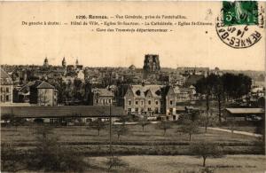 CPA RENNES - Vue générale prise de Pontchaillou - de gauche a droite (584652)