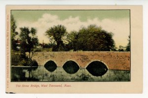 MA -  West Townsend. The stone Bridge ca 1905