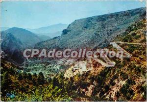 Modern Postcard Sospel (Ms A) alt 365m the laces of the Col de Braus