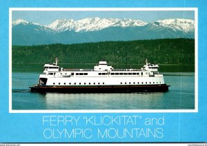 Washington Ferry System Ferry Klickitat On Puget Sound