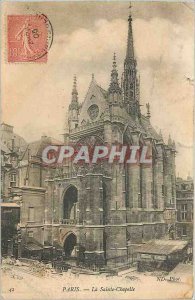 Old Postcard PARIS - The Sainte-Chapelle