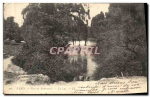 Old Postcard From Paris Park Montsouris