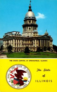 Illinois Springfield State Capitol Building and State Seal