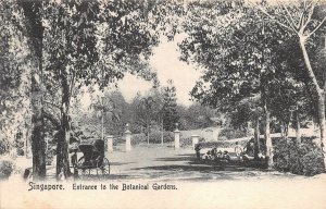 Lot 89 singapore entrance to the botanical gardens ricksha boy