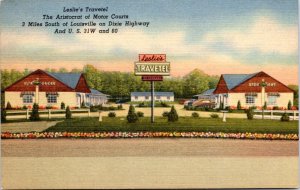 Postcard KY Louisville - Leslie's Travetel