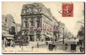 Old Postcard The Paris Theater De La Renaissance