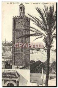 Old Postcard Tangier, Morocco Mosque of Aissaouiens