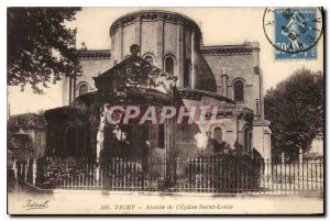 Postcard Old Vichy Apse of the Church of St. Louis