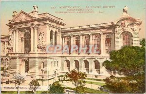 Old Postcard Monte Carlo Le Nouvel Oceanographic Institute