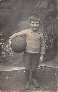 Young boy with basketball Child, People Photo Unused 