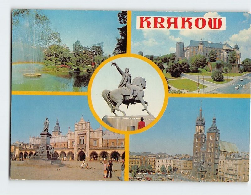 Postcard Kraków, Poland