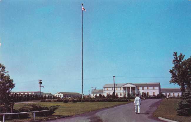 Main Entrance to Hospital - Sampson Air Force Base Near Geneva NY, New York