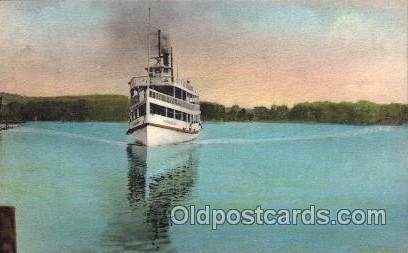 Chautauqua, NY USA on Lake Chautauqua, Steamer Ship Unused 