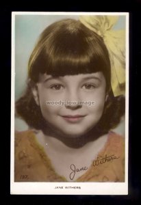 b0445 - Film Actress - Jane Withers as a child - No.137 - postcard