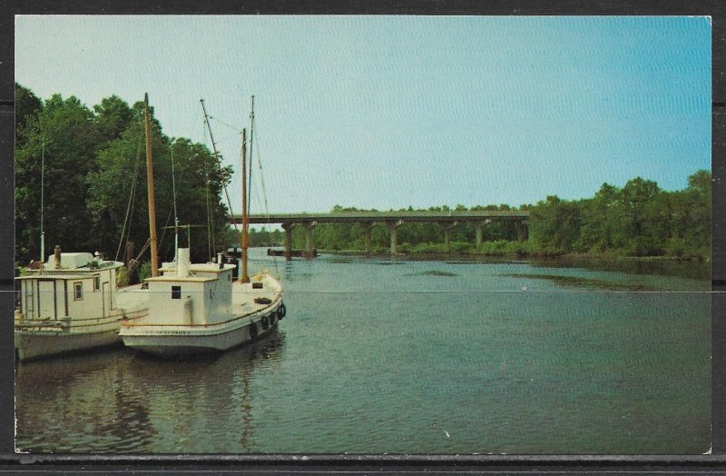 Maryland, Pocomoke City - Hwy 13 Bridge & Pocomoke River - [MD-079]