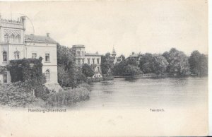 Germany Postcard - Hamburg-Uhlenhorst - Feenteich - Ref 4118A