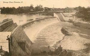 Columbus Ohio 1909 Storage Dam Kirby Postcard 11502