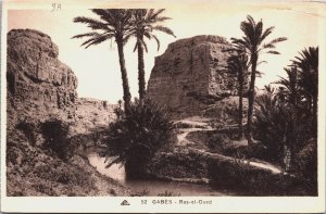 Tunisia Gabes Ras-el-Oued Gabès Postcard C081