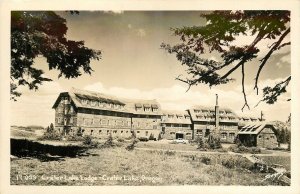 1940s Crater Lake Oregon Lodge Occupation RPPC Postcard 26-165