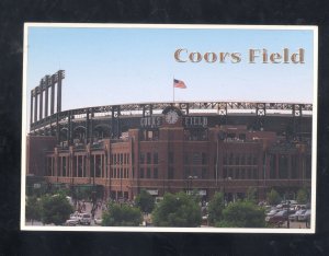 COLORADO ROCKIES BASEBALL STADIUM COORS FIELD 2 POSTCARDS LOT MLB