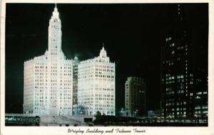 WRIGLEY BUILDING TRIBUNE TOWER CHICAGO ILLINOIS