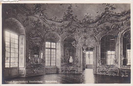 Germany Muenchen Schloss Nymphenburg Amalienburg Spiegelsaal Photo