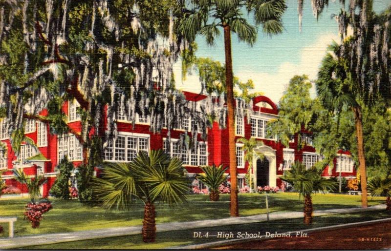 Florida Deland High School Curteich