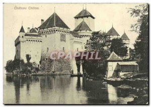 Old Postcard Chateau Chillon